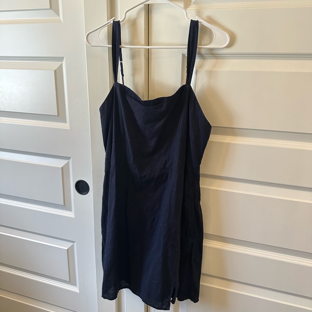 Cotton Navy Dress